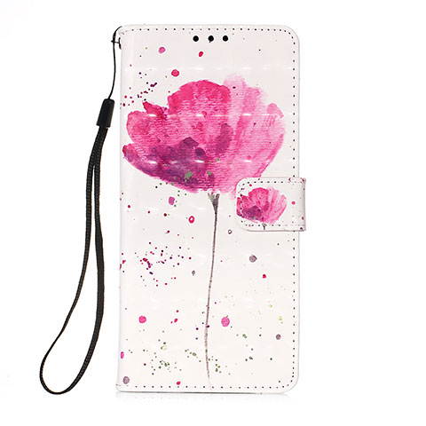 Custodia Portafoglio In Pelle Fantasia Modello Cover con Supporto Y03B per Xiaomi Poco X3 NFC Rosa