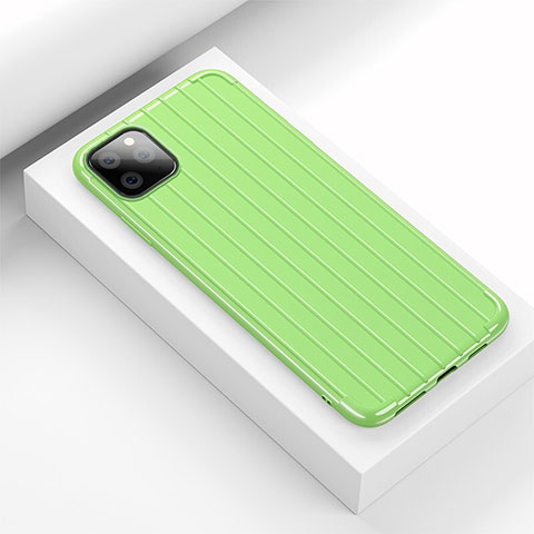 Custodia Silicone Cover Morbida Line C01 per Apple iPhone 11 Pro Verde