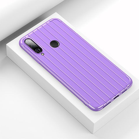 Custodia Silicone Cover Morbida Line C01 per Huawei Nova 4e Viola