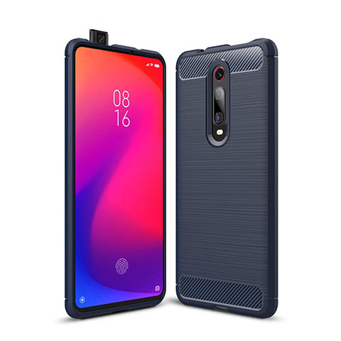 Custodia Silicone Cover Morbida Line C01 per Xiaomi Mi 9T Blu