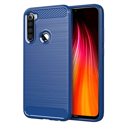 Custodia Silicone Cover Morbida Line C01 per Xiaomi Redmi Note 8T Blu