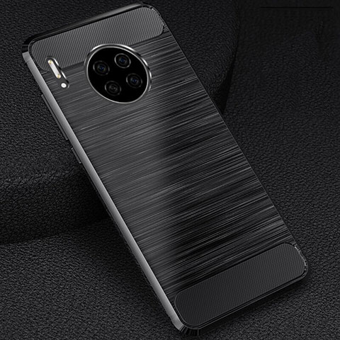 Custodia Silicone Cover Morbida Line C02 per Huawei Mate 30 Pro 5G Nero