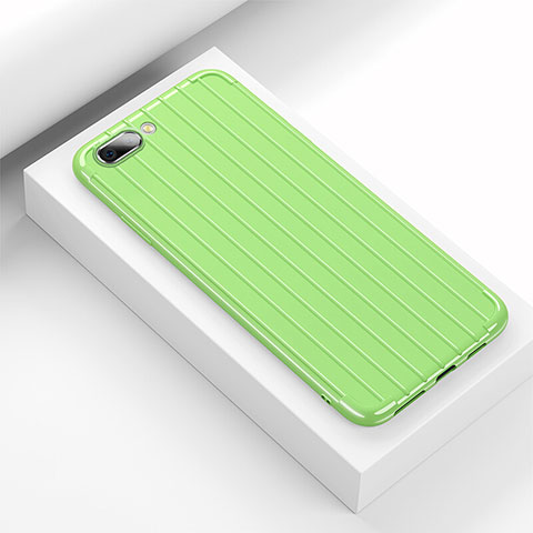 Custodia Silicone Cover Morbida Line C02 per Oppo K1 Verde