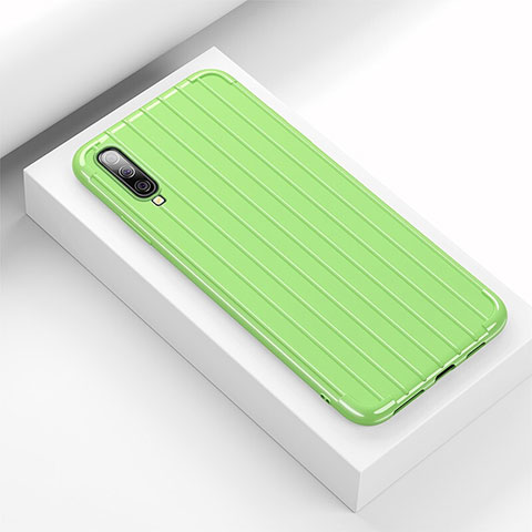 Custodia Silicone Cover Morbida Line C03 per Samsung Galaxy A70 Verde