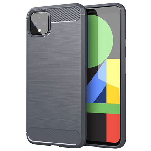 Custodia Silicone Cover Morbida Line per Google Pixel 4 XL Grigio