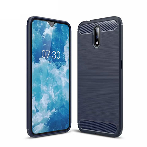 Custodia Silicone Cover Morbida Line per Nokia 2.3 Blu