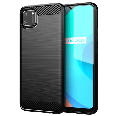 Custodia Silicone Cover Morbida Line per Realme C11 Nero