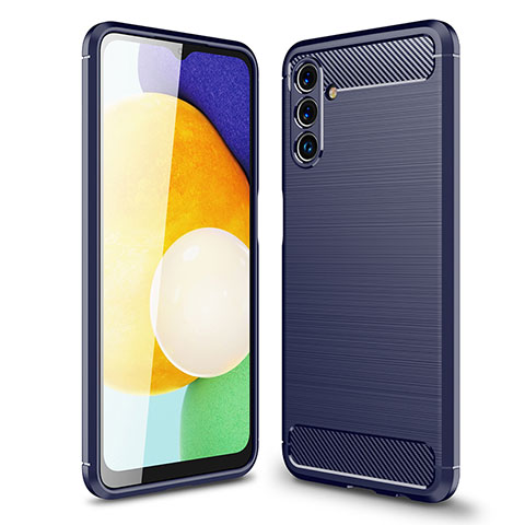 Custodia Silicone Cover Morbida Line per Samsung Galaxy A04s Blu