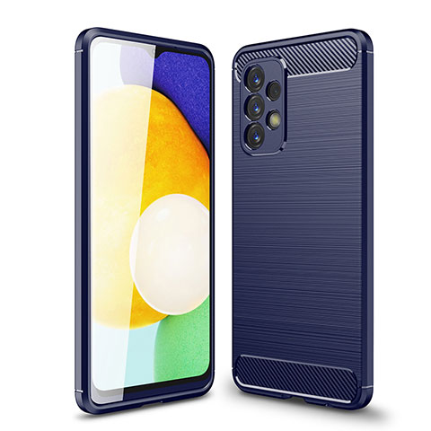 Custodia Silicone Cover Morbida Line per Samsung Galaxy A23 5G Blu