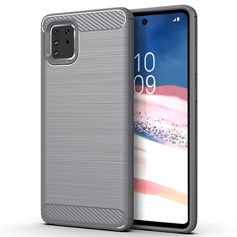 Custodia Silicone Cover Morbida Line per Samsung Galaxy A81 Grigio