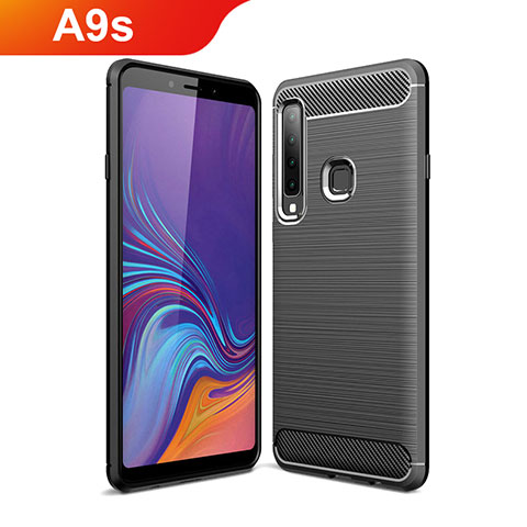 Custodia Silicone Cover Morbida Line per Samsung Galaxy A9s Nero