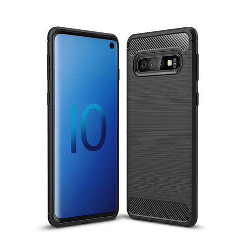 Custodia Silicone Cover Morbida Line per Samsung Galaxy S10 5G Nero