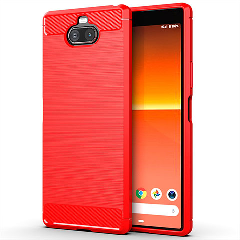 Custodia Silicone Cover Morbida Line per Sony Xperia 8 Lite Rosso