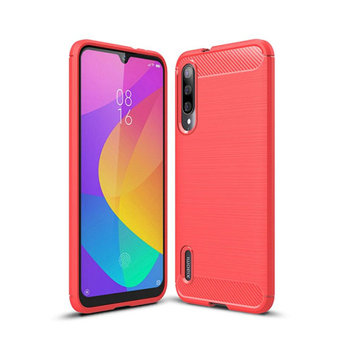 Custodia Silicone Cover Morbida Line per Xiaomi CC9e Rosso