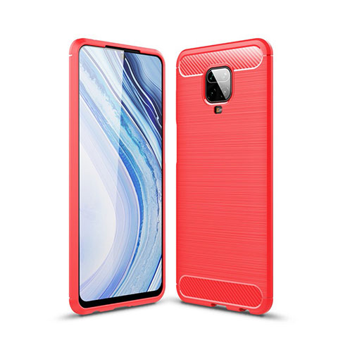 Custodia Silicone Cover Morbida Line per Xiaomi Poco M2 Pro Rosso