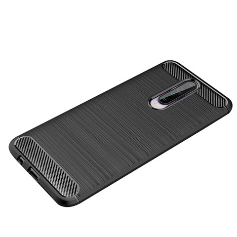 Custodia Silicone Cover Morbida Line per Xiaomi Poco X2 Nero