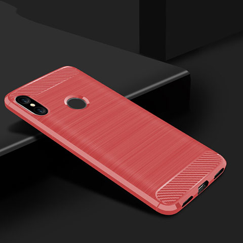 Custodia Silicone Cover Morbida Line per Xiaomi Redmi 6 Pro Rosso
