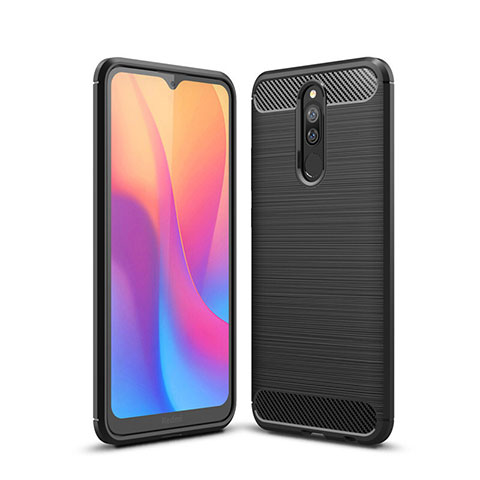 Custodia Silicone Cover Morbida Line per Xiaomi Redmi 8 Nero