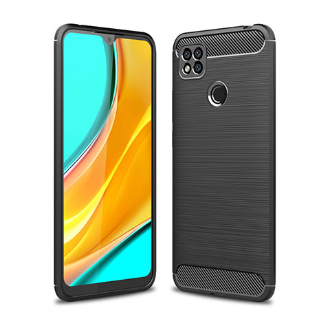 Custodia Silicone Cover Morbida Line per Xiaomi Redmi 9 India Nero