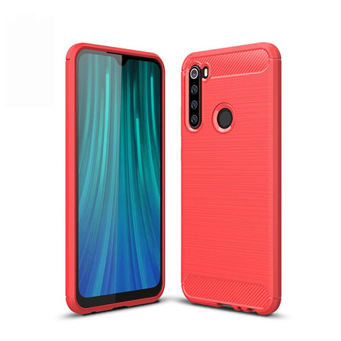 Custodia Silicone Cover Morbida Line per Xiaomi Redmi Note 8 (2021) Rosso