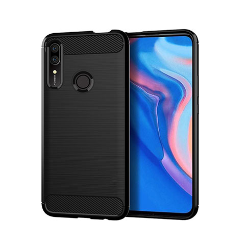 Custodia Silicone Cover Morbida Line S01 per Huawei P Smart Z Nero