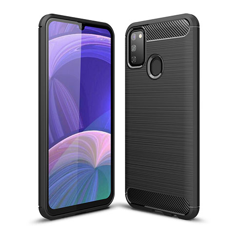 Custodia Silicone Cover Morbida Line WL1 per Samsung Galaxy M21 Nero