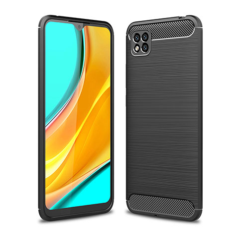 Custodia Silicone Cover Morbida Line WL1 per Xiaomi Redmi 9 India Nero