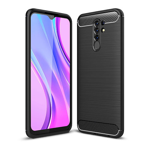 Custodia Silicone Cover Morbida Line WL1 per Xiaomi Redmi 9 Nero