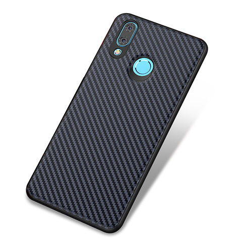 Custodia Silicone Cover Morbida Spigato per Huawei Nova 3 Blu