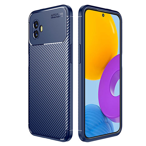 Custodia Silicone Cover Morbida Spigato per Samsung Galaxy XCover 6 Pro 5G Blu