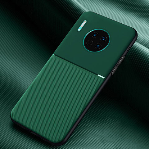 Custodia Silicone Cover Morbida Spigato Y01 per Huawei Mate 30 Pro 5G Verde