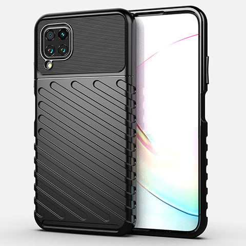 Custodia Silicone Cover Morbida Spigato Y01 per Huawei Nova 6 SE Nero