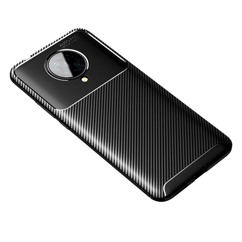 Custodia Silicone Cover Morbida Spigato Y01 per Xiaomi Poco F2 Pro Nero