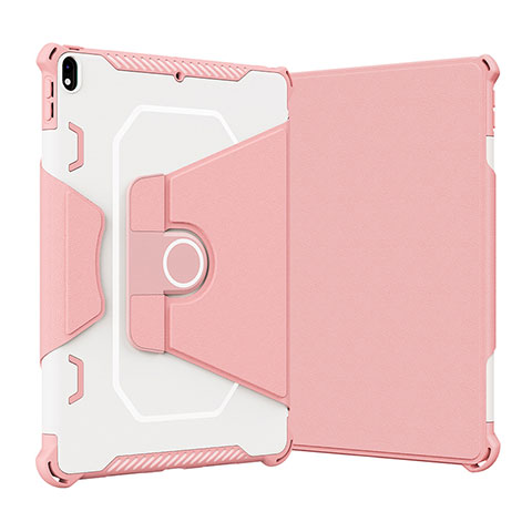Custodia Silicone e Plastica Opaca Cover con Supporto L05 per Apple iPad Air 3 Rosa