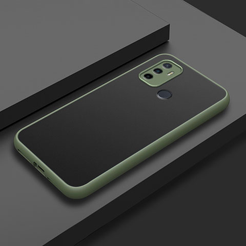 Custodia Silicone e Plastica Opaca Cover per Oppo A33 Verde Militare