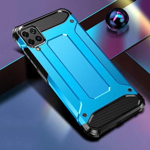 Custodia Silicone e Plastica Opaca Cover R01 per Huawei Nova 6 SE Cielo Blu