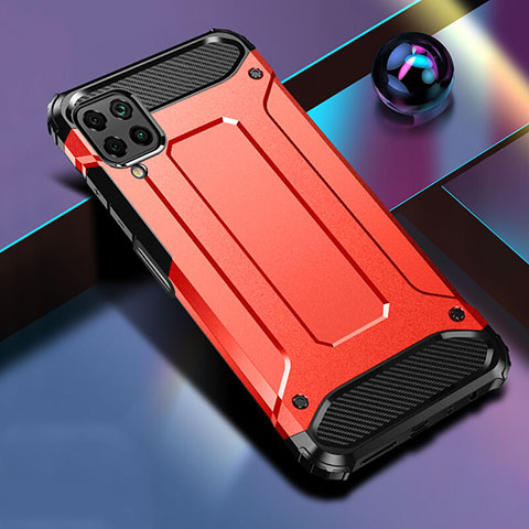 Custodia Silicone e Plastica Opaca Cover R01 per Huawei Nova 7i Rosso