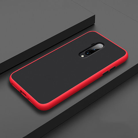 Custodia Silicone e Plastica Opaca Cover R01 per OnePlus 7T Pro Rosso