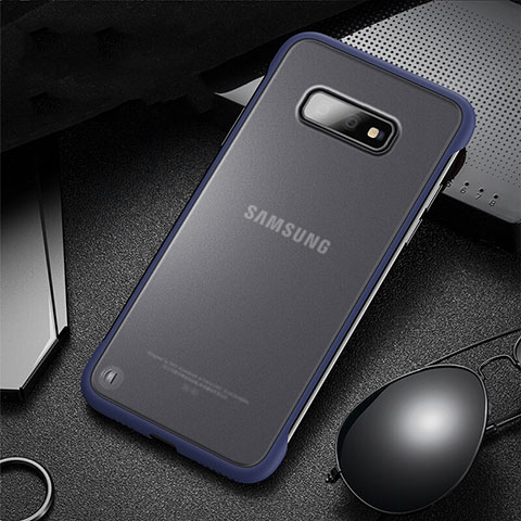 Custodia Silicone e Plastica Opaca Cover R01 per Samsung Galaxy S10e Blu