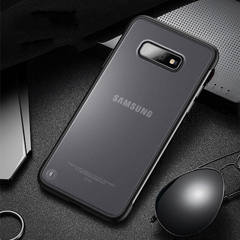 Custodia Silicone e Plastica Opaca Cover R01 per Samsung Galaxy S10e Nero