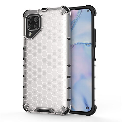 Custodia Silicone e Plastica Opaca Cover R02 per Huawei Nova 6 SE Bianco