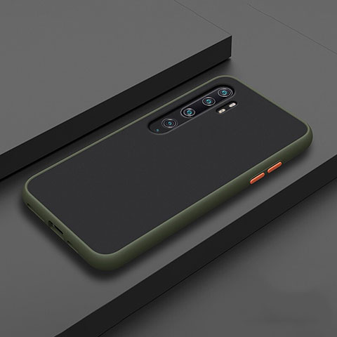 Custodia Silicone e Plastica Opaca Cover R02 per Xiaomi Mi Note 10 Pro Verde