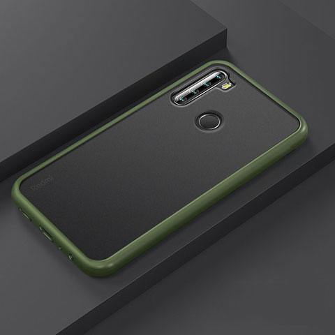 Custodia Silicone e Plastica Opaca Cover R03 per Xiaomi Redmi Note 8 Verde