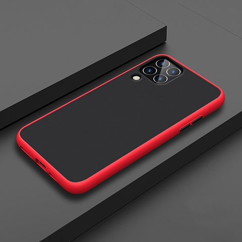 Custodia Silicone e Plastica Opaca Cover U01 per Huawei Nova 7i Rosso