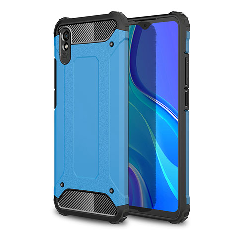 Custodia Silicone e Plastica Opaca Cover WL1 per Xiaomi Redmi 9A Blu