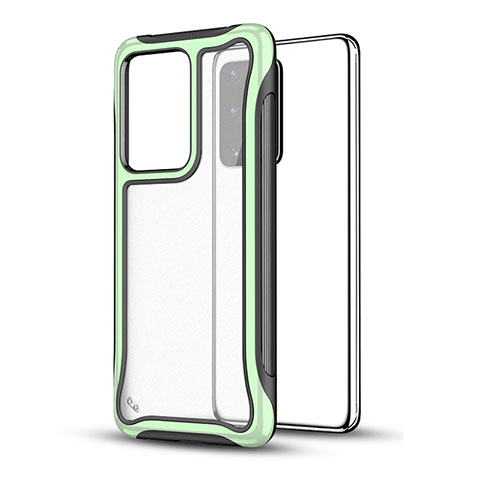 Custodia Silicone e Plastica Opaca Cover YF1 per Samsung Galaxy S20 Plus 5G Verde