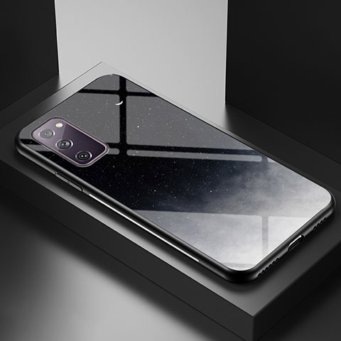 Custodia Silicone Gel Laterale Fantasia Modello Specchio Cover LS1 per Samsung Galaxy S20 Lite 5G Grigio