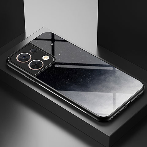 Custodia Silicone Gel Laterale Fantasia Modello Specchio Cover LS1 per Xiaomi Redmi Note 13 5G Grigio