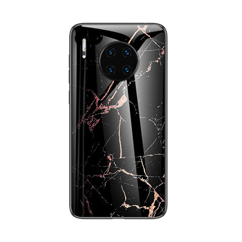 Custodia Silicone Gel Laterale Fantasia Modello Specchio Cover per Huawei Mate 30 Pro Nero