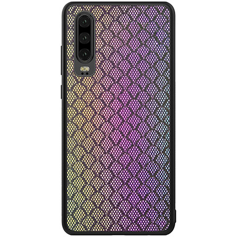 Custodia Silicone Gel Morbida Fantasia Modello Cover S01 per Huawei P30 Multicolore